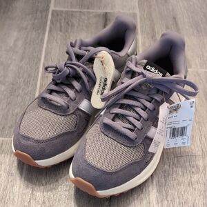 adidas Womens Retro Mesh & Suede Sneakers